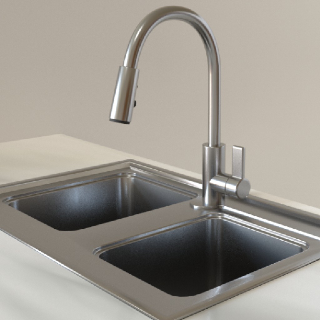 Pull Down Sprayer Kitchen Faucet preview image 1